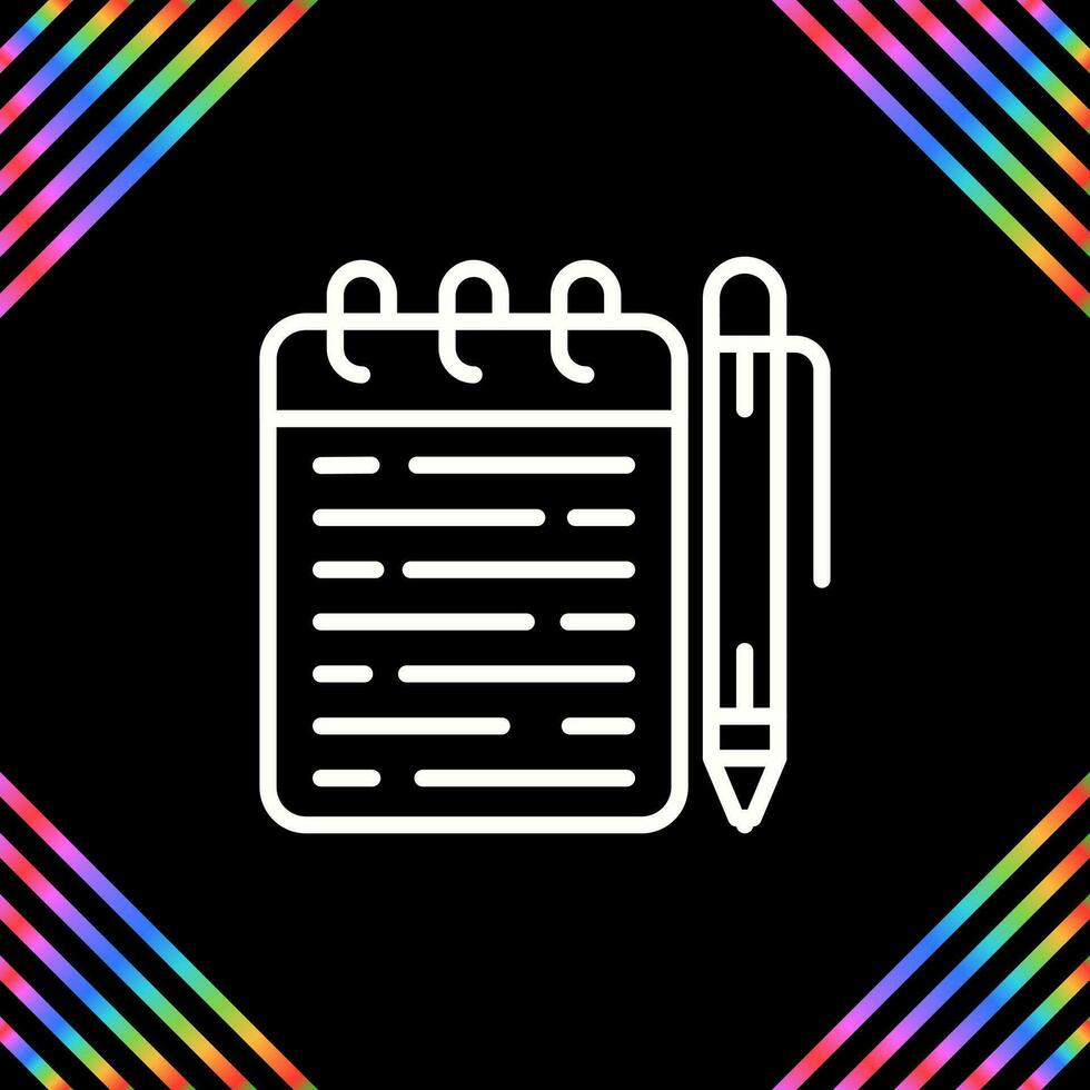 Memo pad Vector Icon