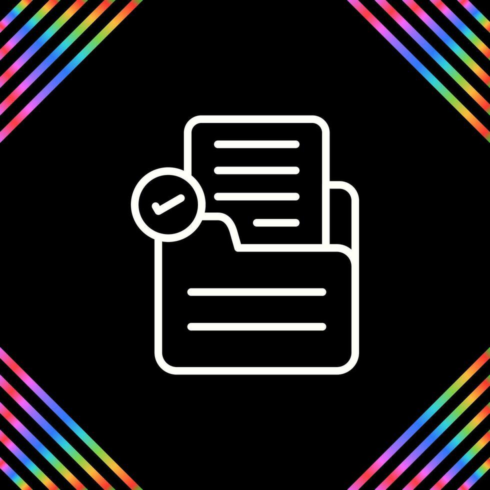 Document Check Vector Icon