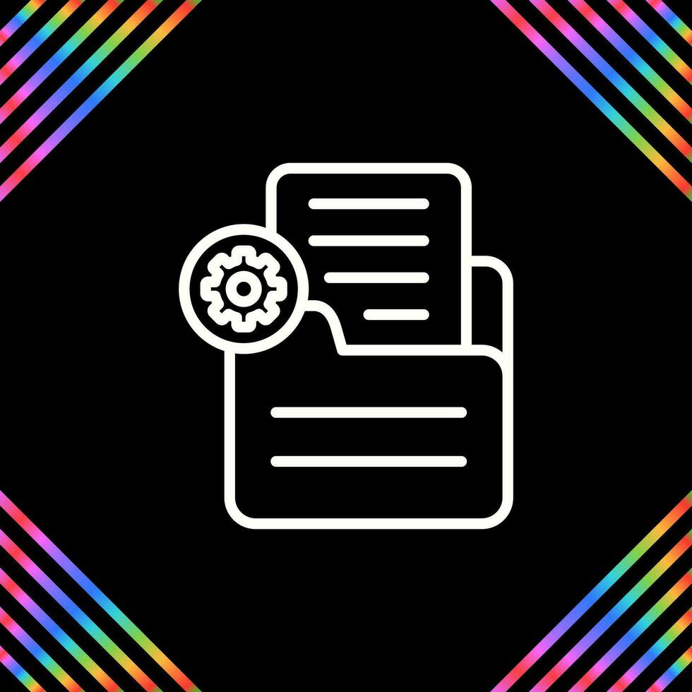 Document Settings Vector Icon