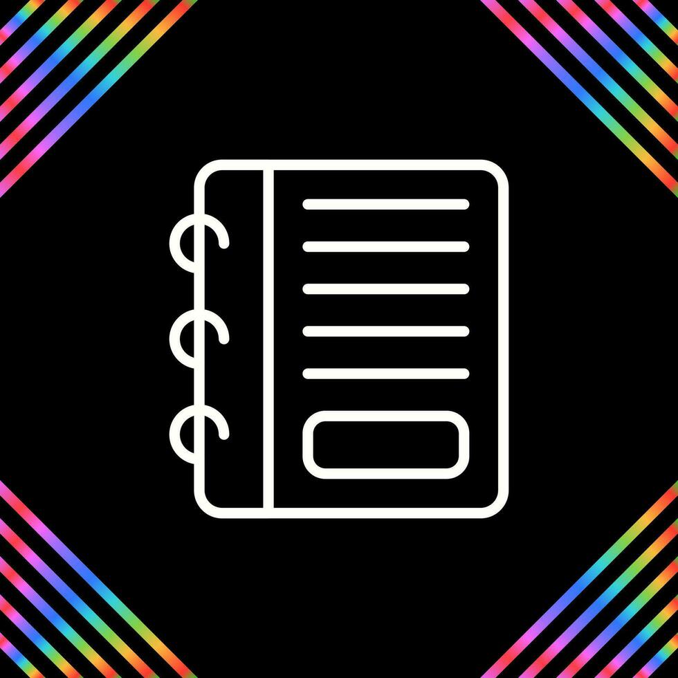 Notepad Vector Icon