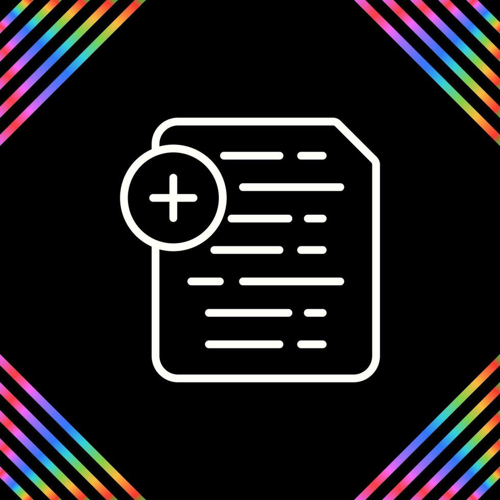 Document Insert Icon Vector Icon