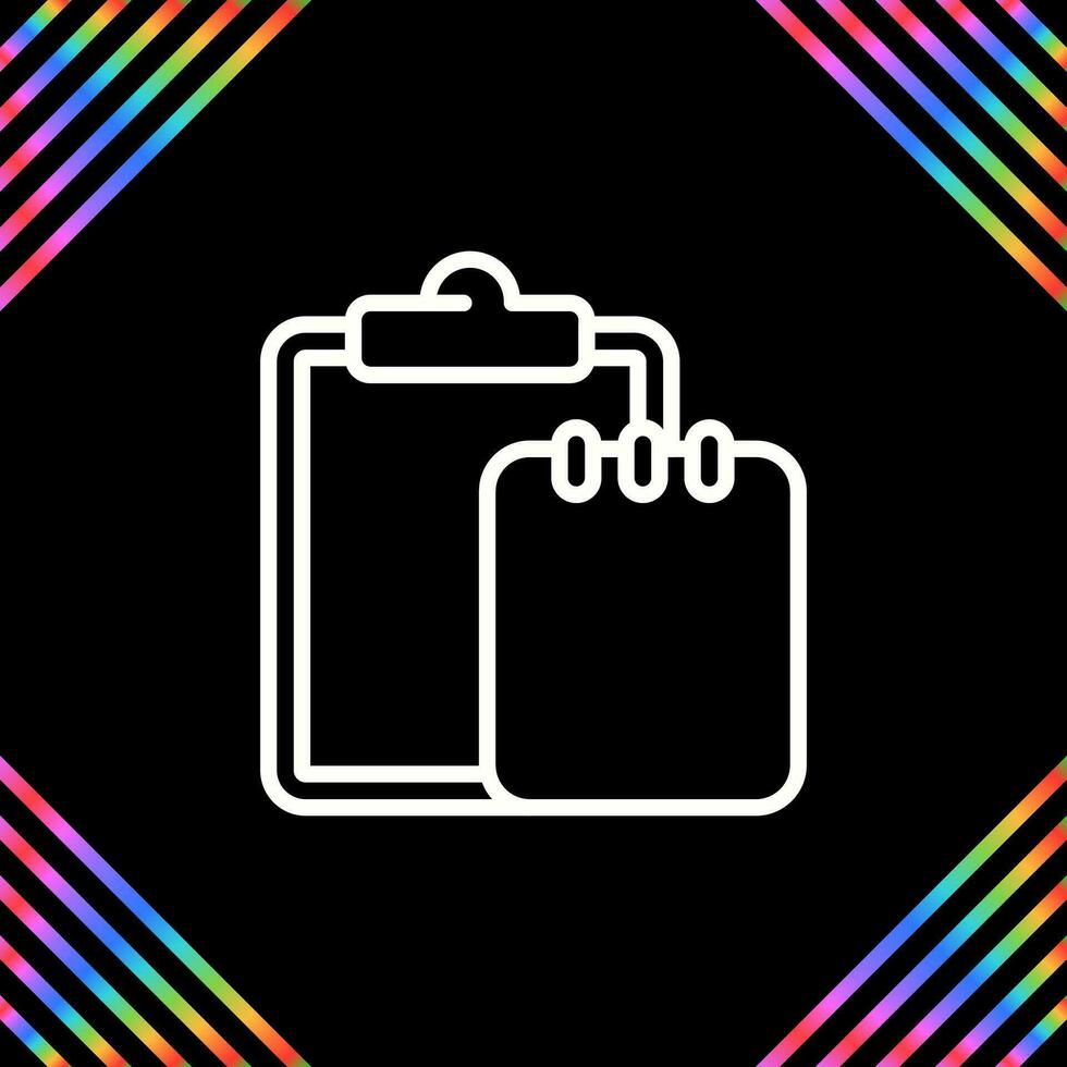 Task list with writing pad Vector Icon