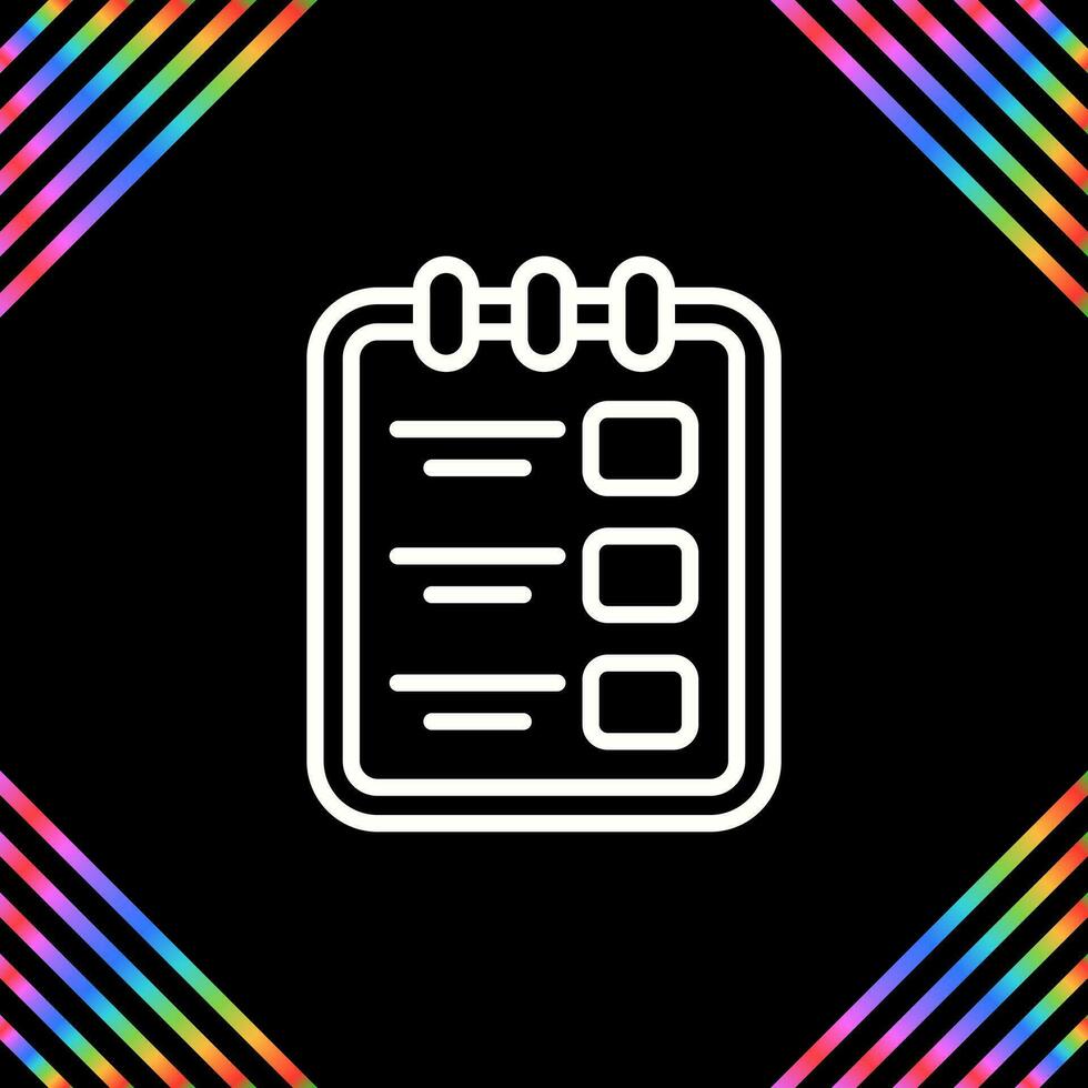 Task list with clipboard Vector Icon