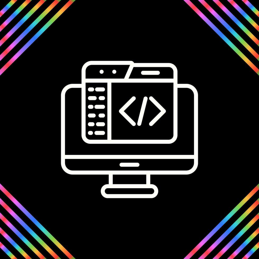 Code Editor Vector Icon