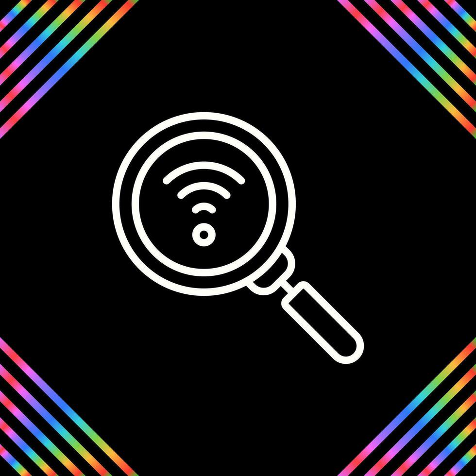 Network Discovery Vector Icon