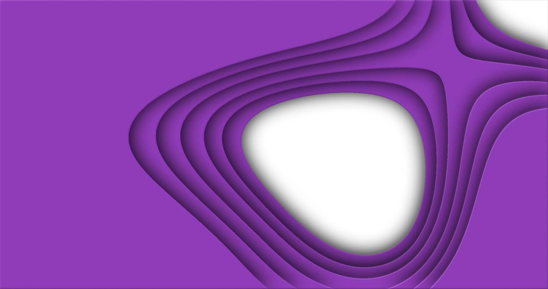 Purple cut curve abstract background pattern of lines and waves photo