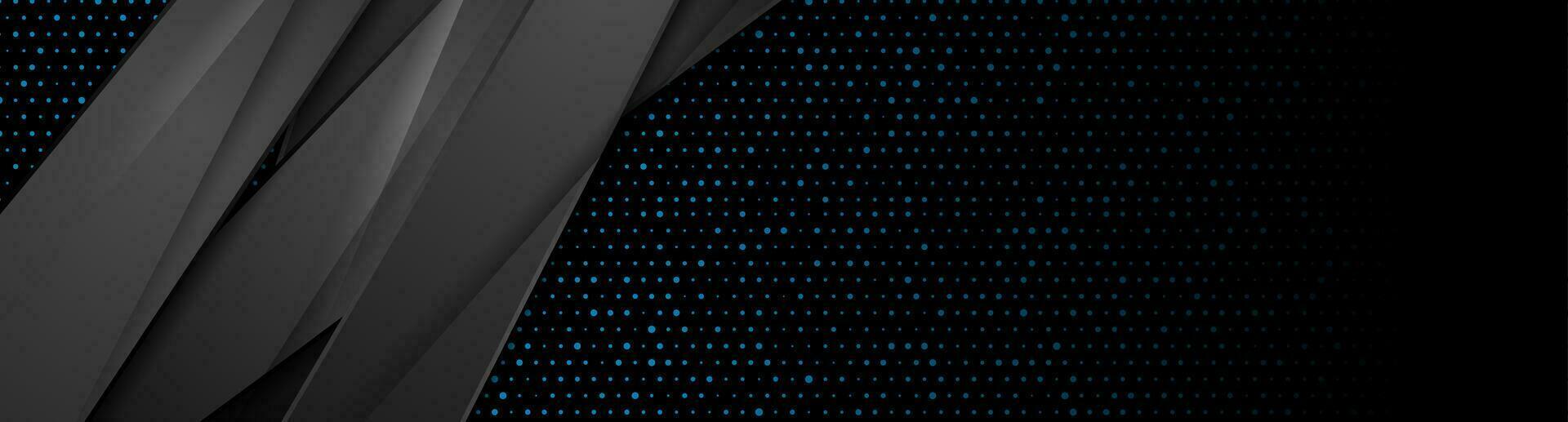 Blue dots glitter background with grey glossy stripes vector