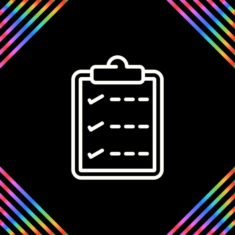 Task list with checkmarks Vector Icon