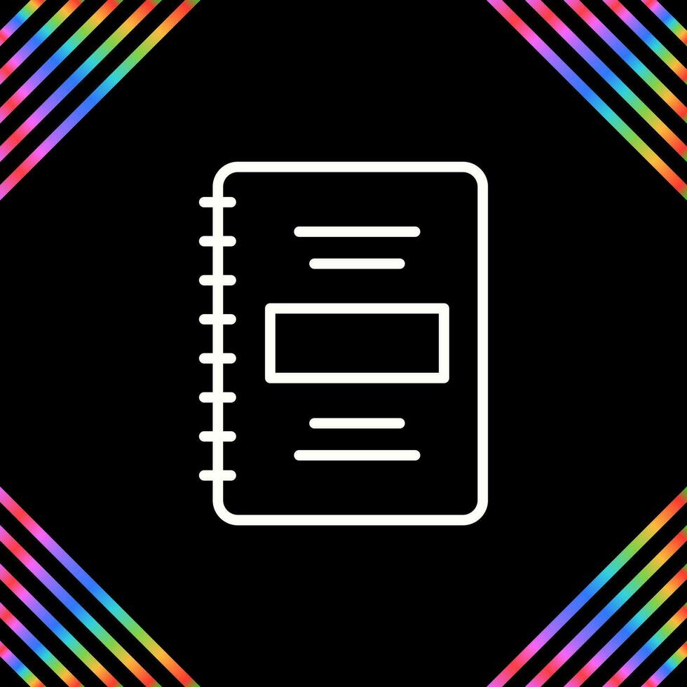 Notebook Vector Icon