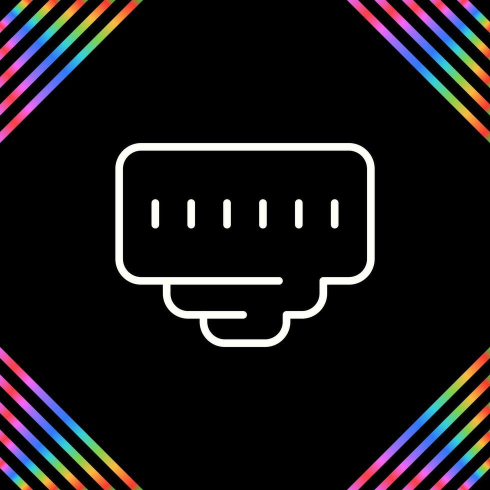 Ethernet Port Vector Icon