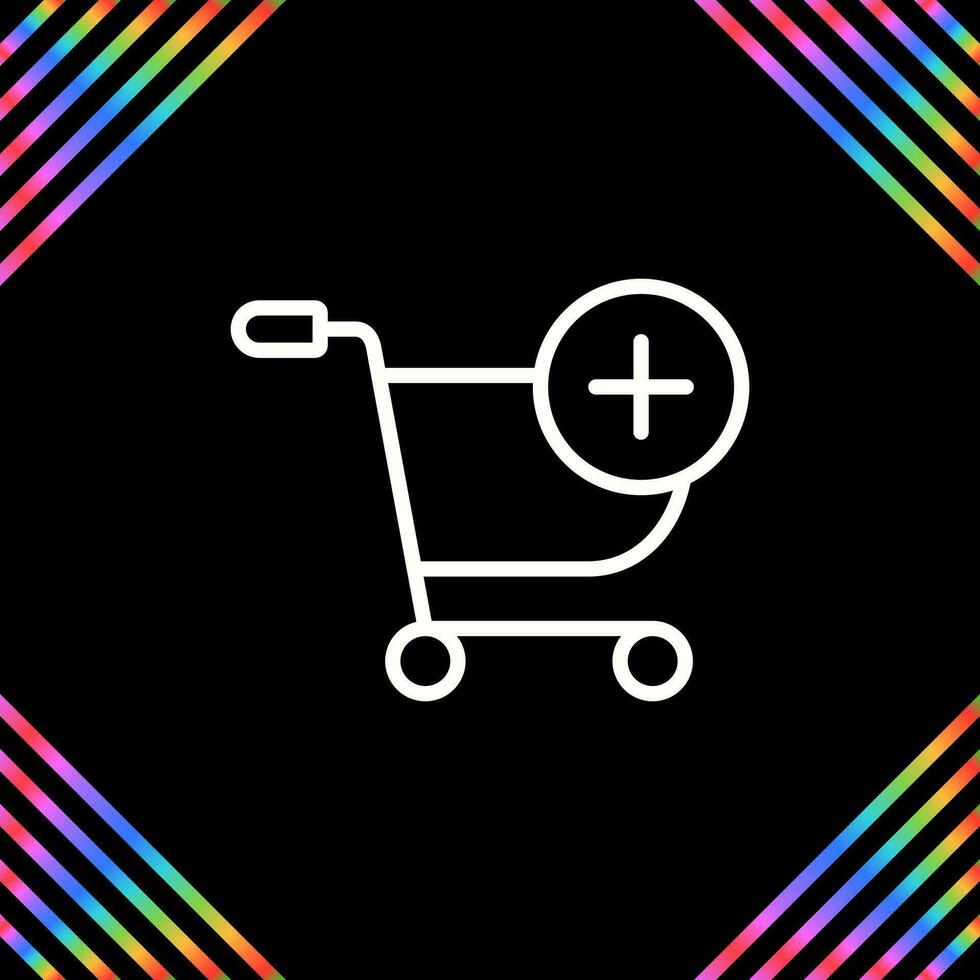 Shoping Cart Add Vector Icon