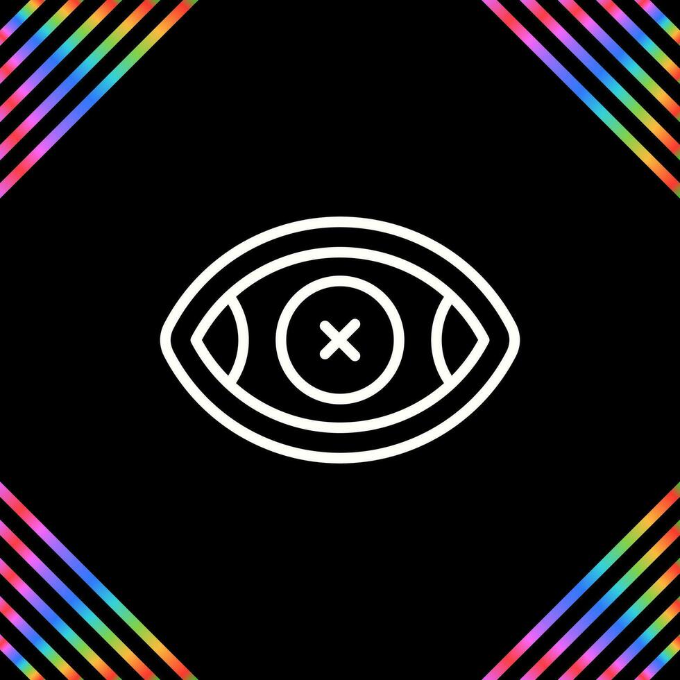 Eye Crossed Vector Icon