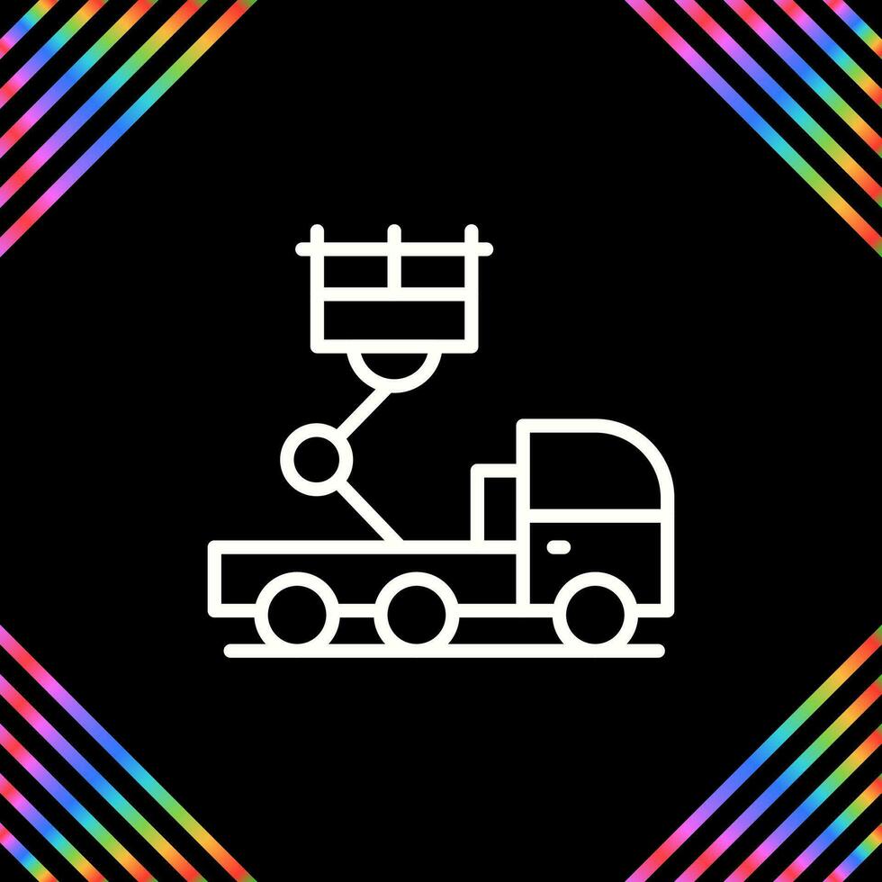Ladder Truck Vector Icon