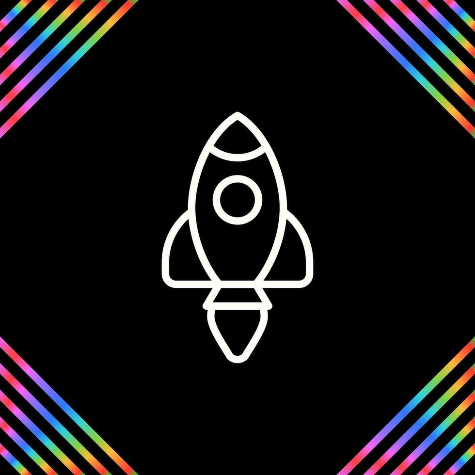 Rocket Lunch Vector Icon