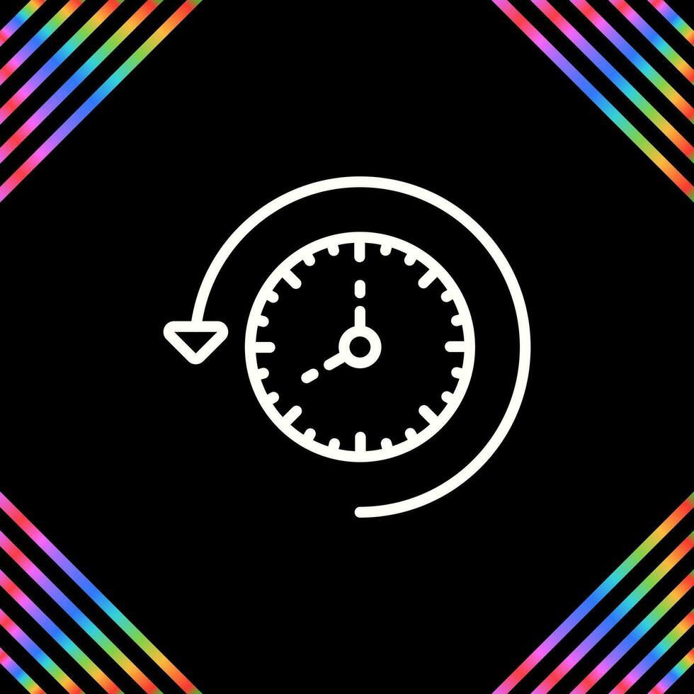 Time Past Vector Icon