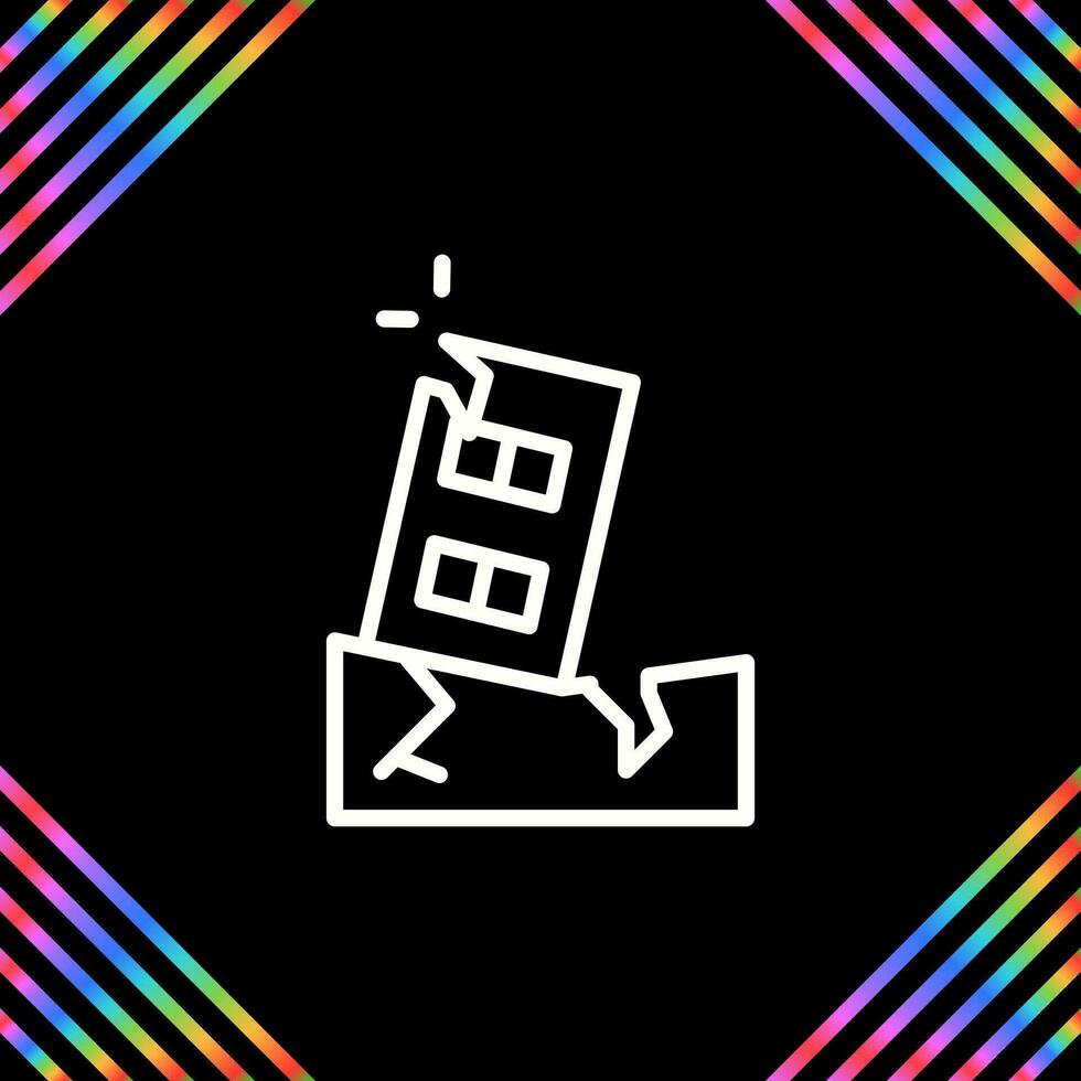 Earthquake Vector Icon
