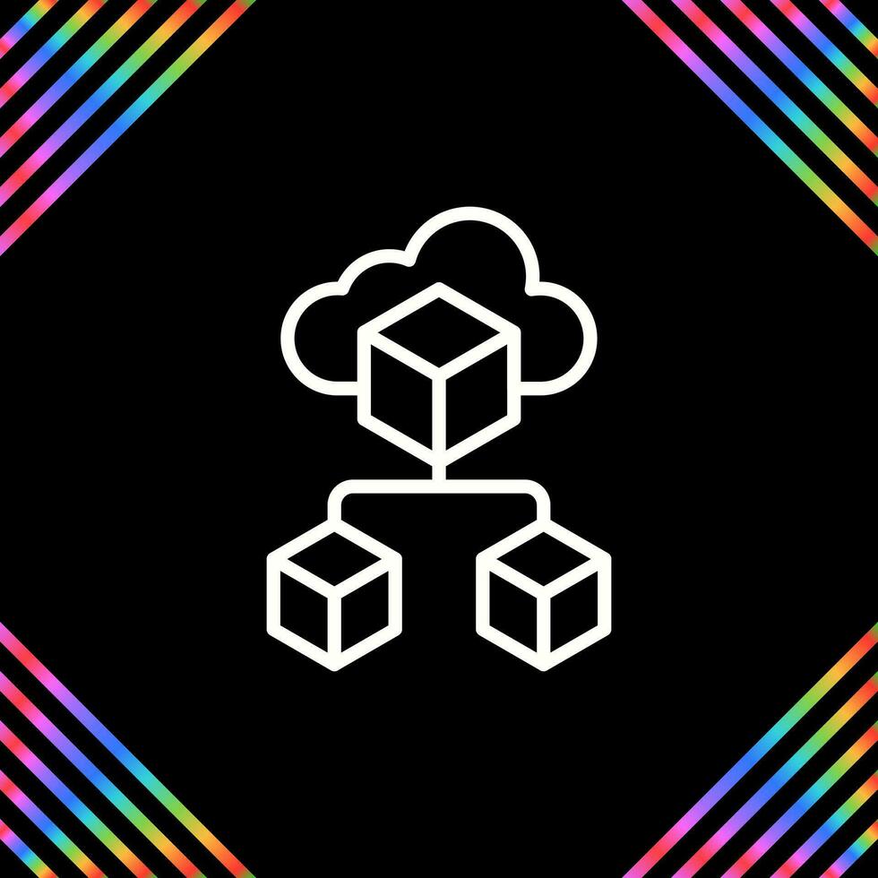 Cloud Infrastructure Vector Icon