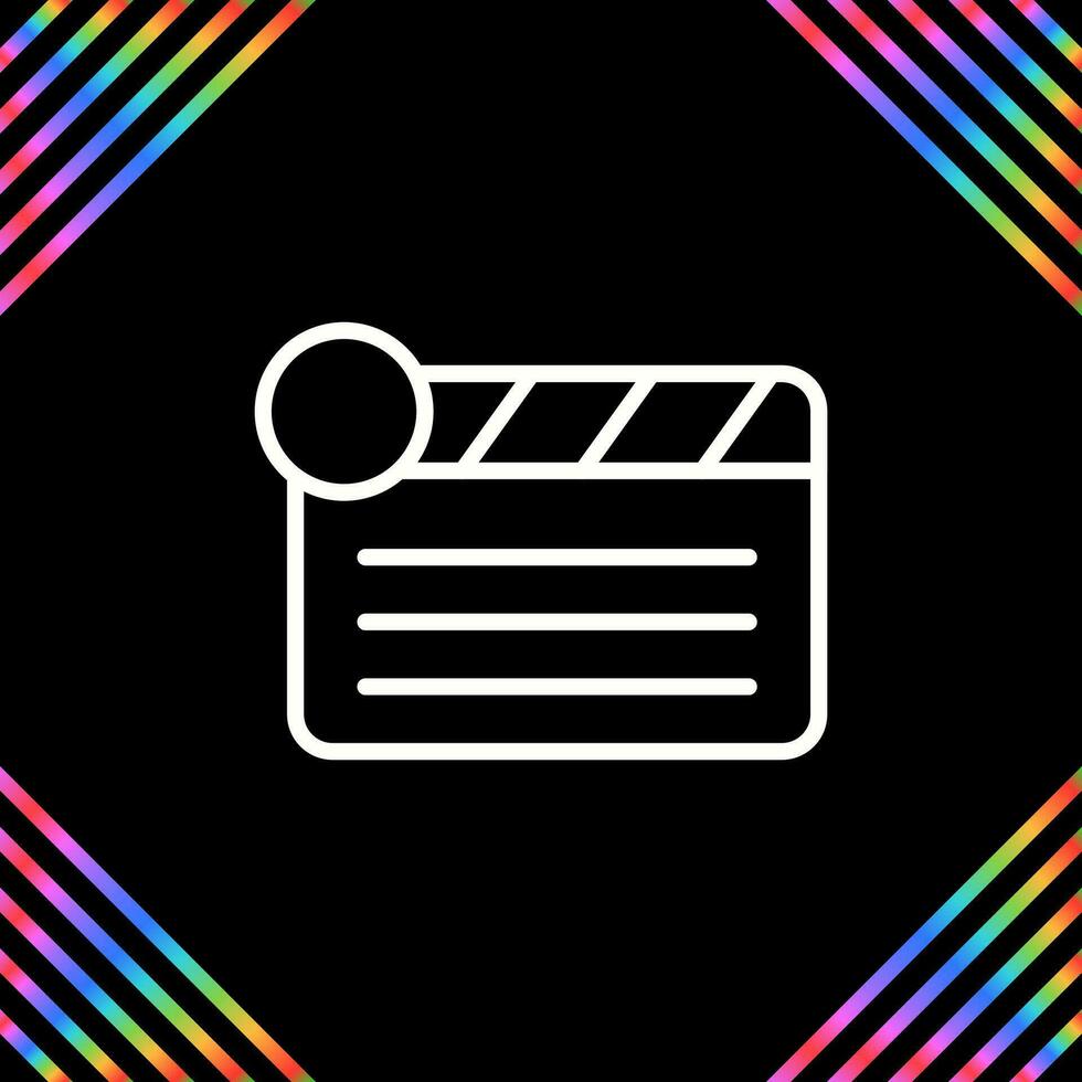Clapper Board Vector Icon