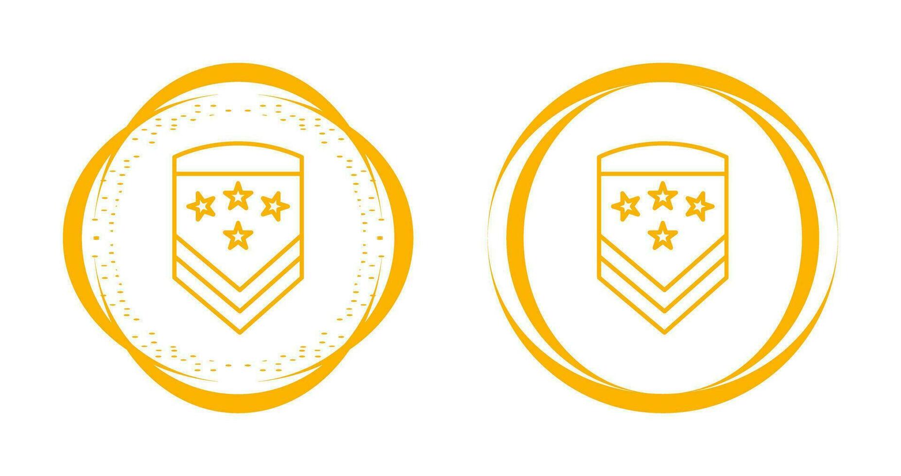Military Badge Vector Icon