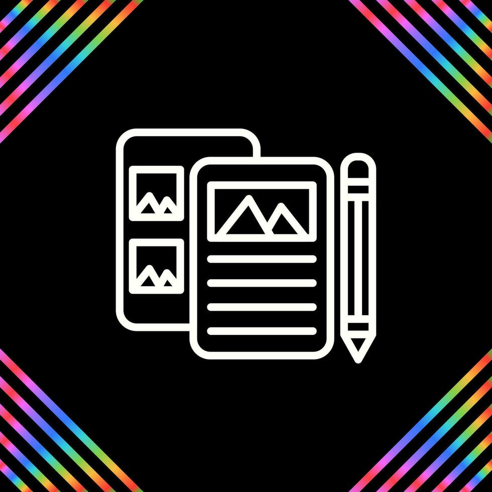 High Fidelity Prototyping Vector Icon