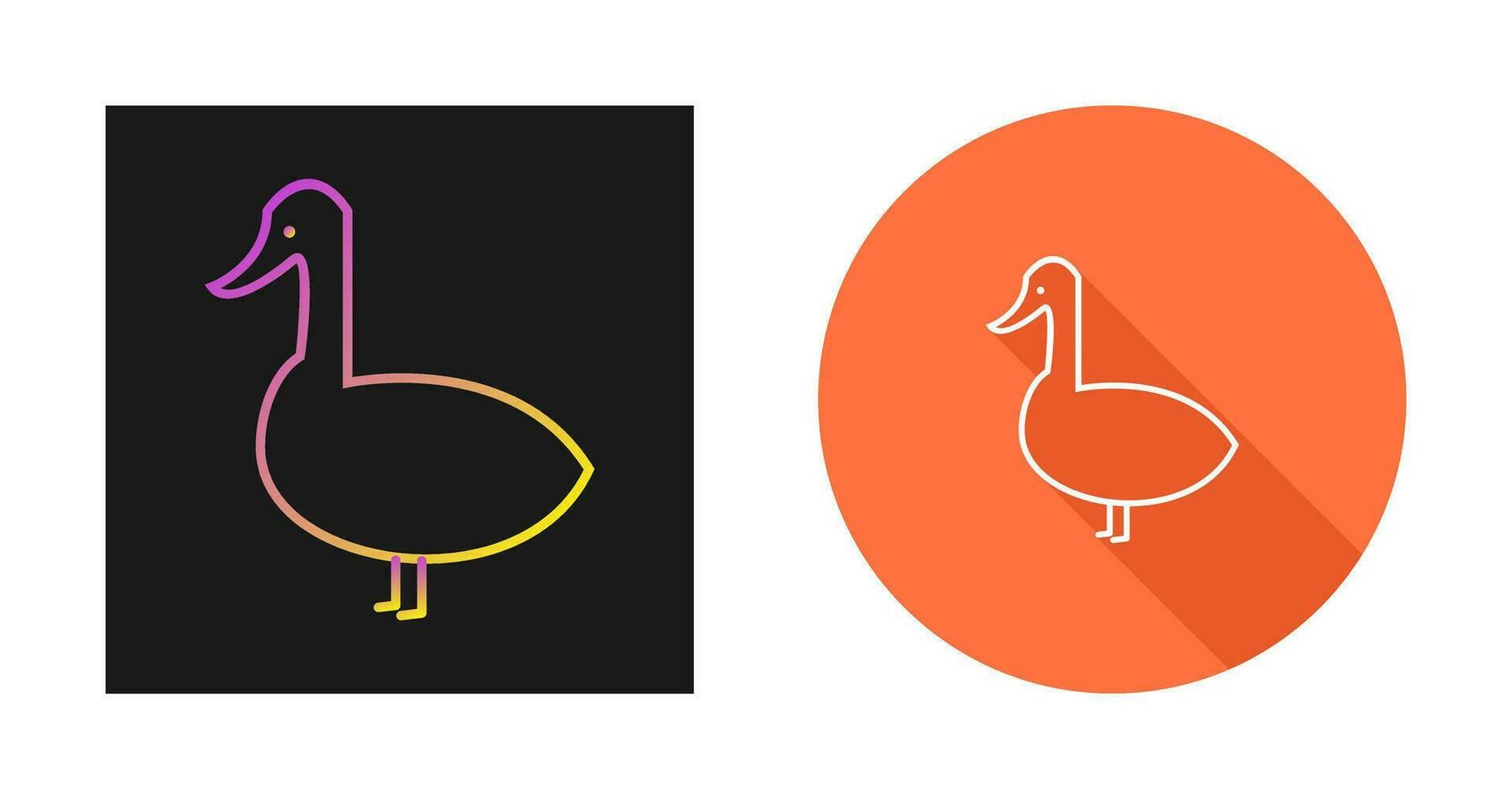 Duckling Vector Icon