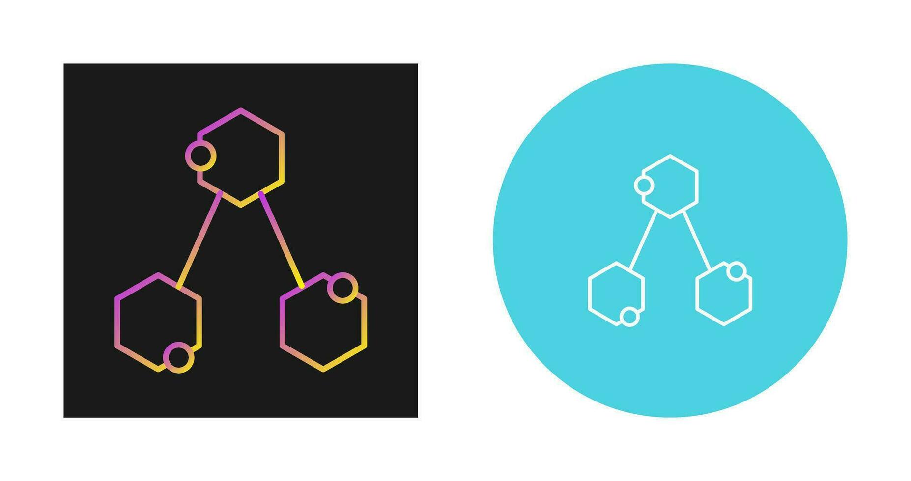 Chemical Structure Vector Icon