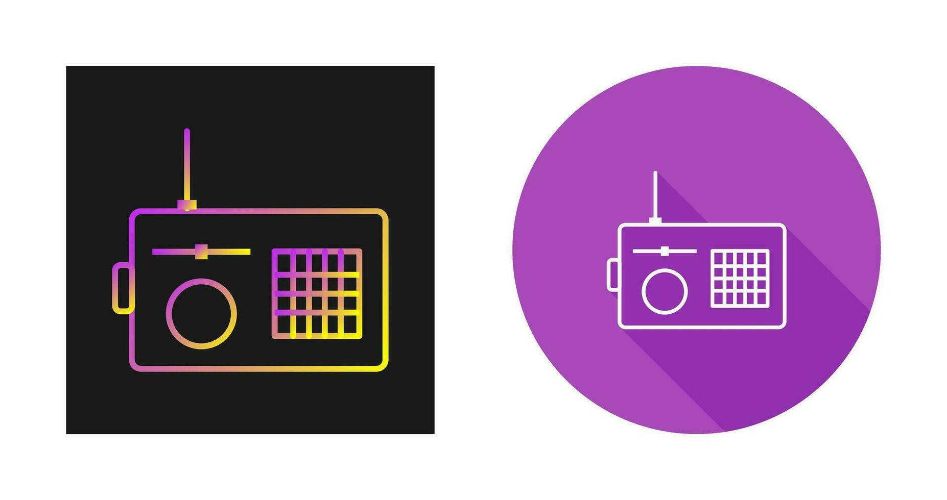 Radio Vector Icon