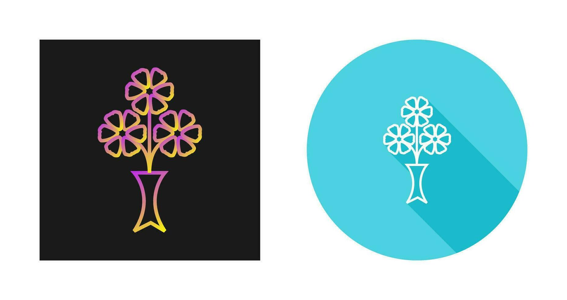 Flower Bunch Vector Icon