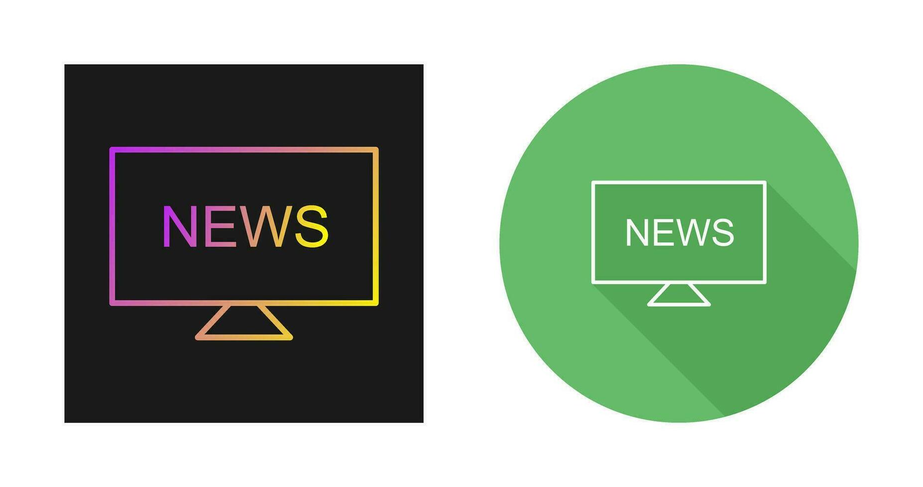 National News Vector Icon