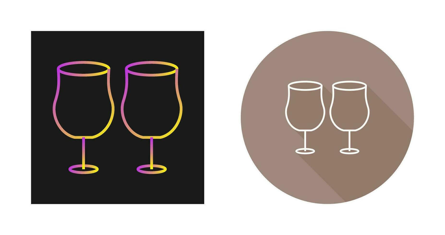 Party Glasses Vector Icon