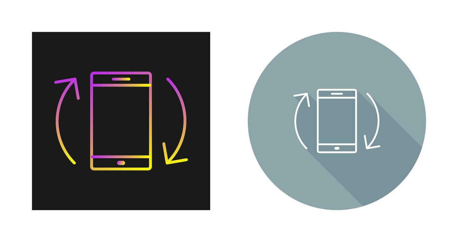 Auto rotation Vector Icon
