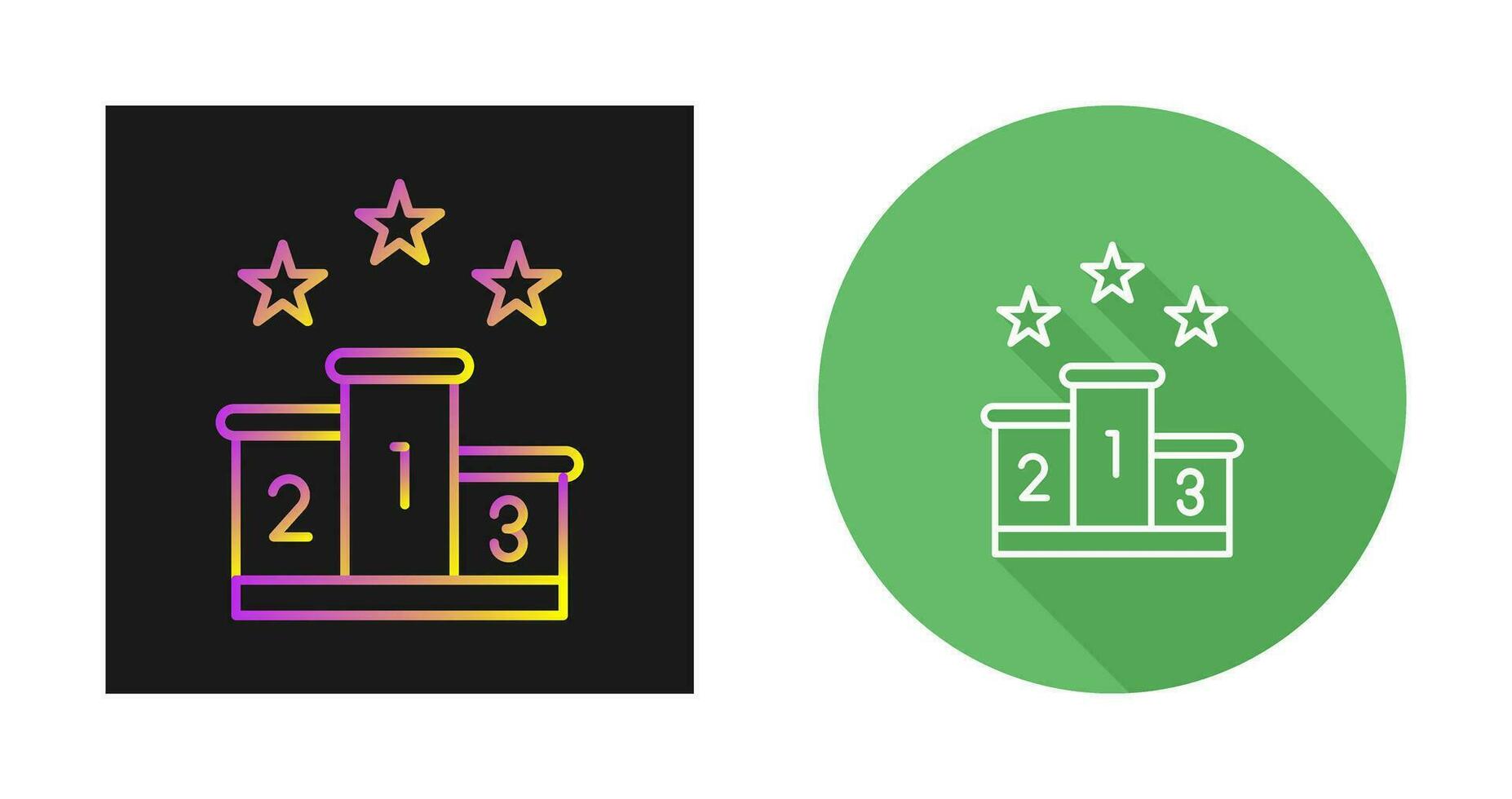 Podium Vector Icon