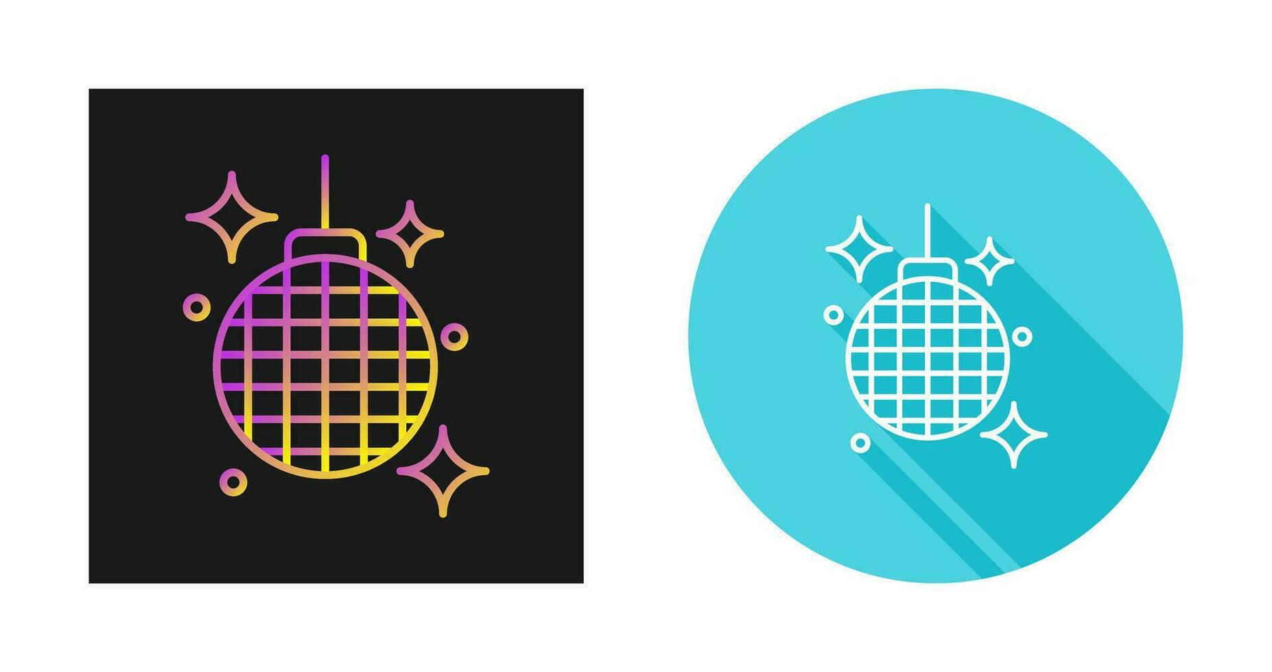 icono de vector de bola de discoteca