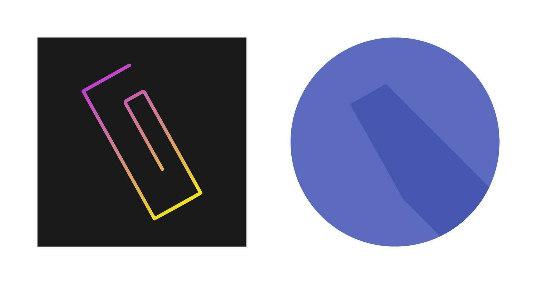 Paper Clip Vector Icon