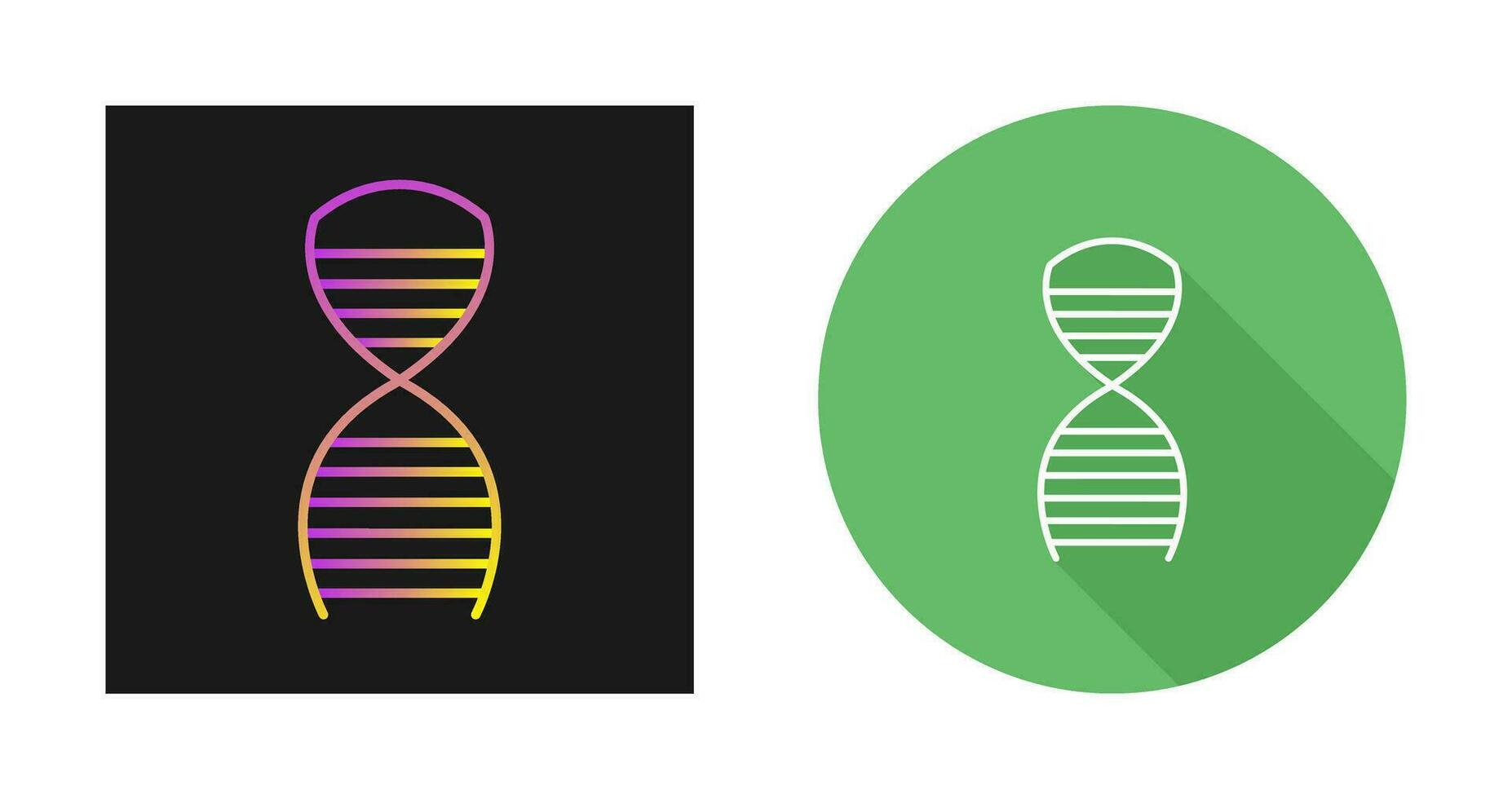 icono de vector de estructura de adn