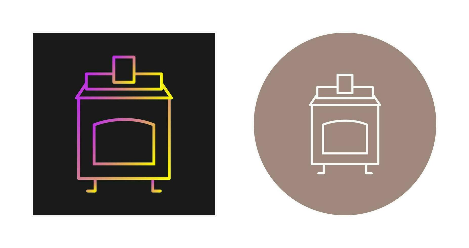 Coal Furnace Vector Icon
