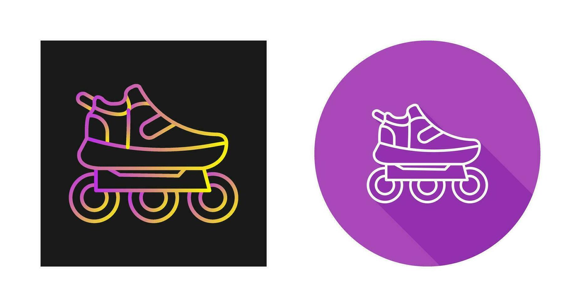 Roller Skates Vector Icon