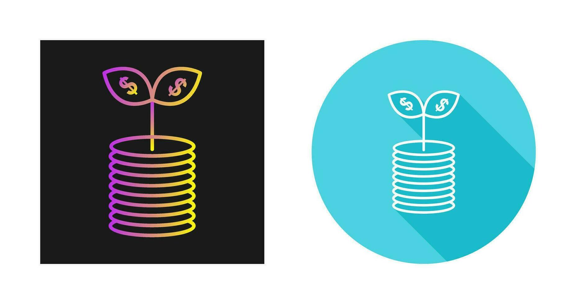 Money Growth Vector Icon