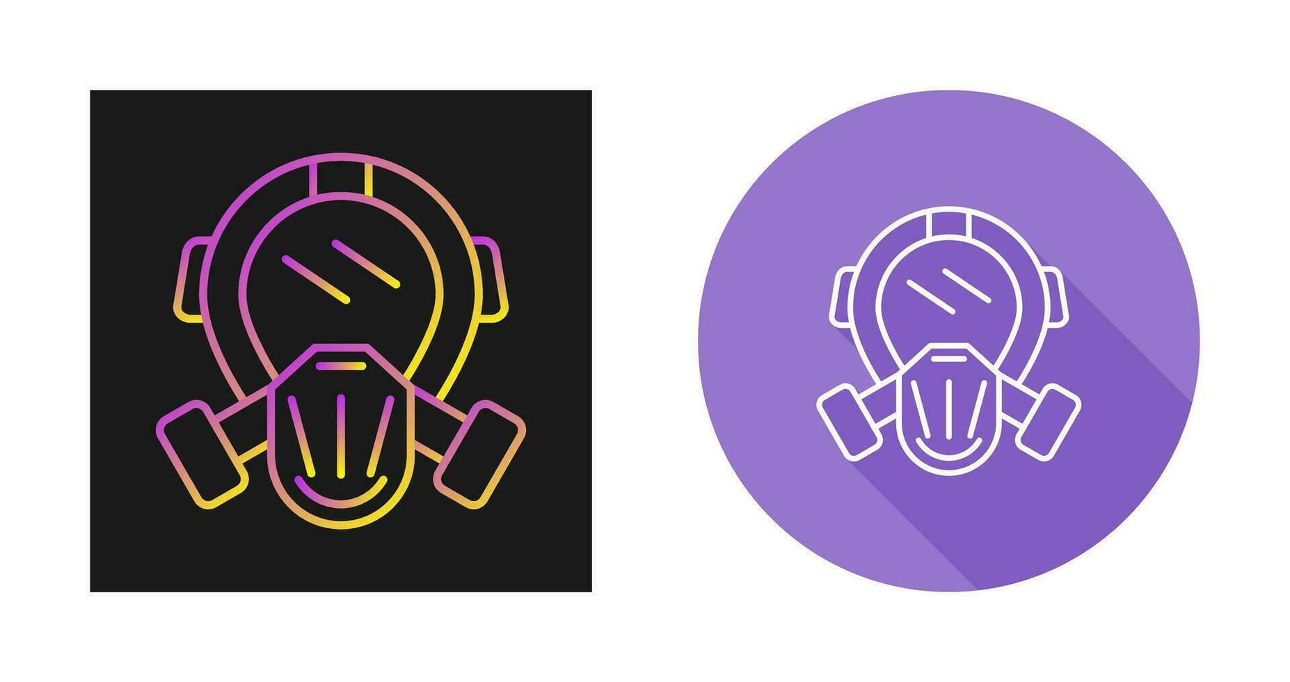 Gas Mask Vector Icon
