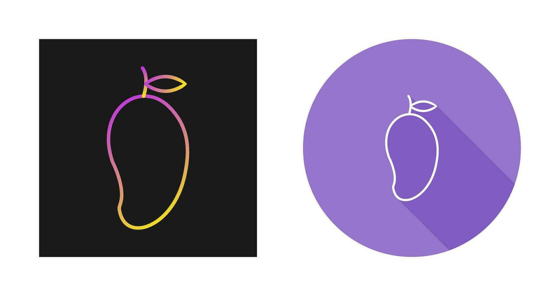 icono de vector de mango