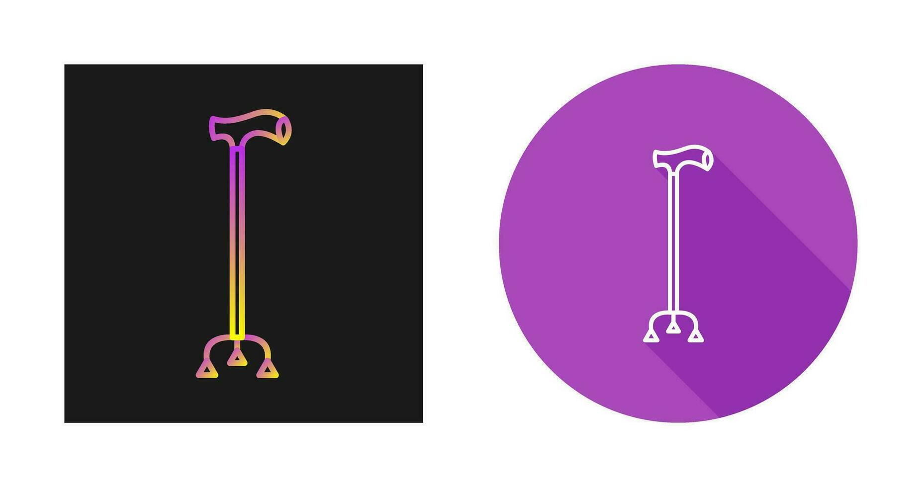 Walking Stick Vector Icon