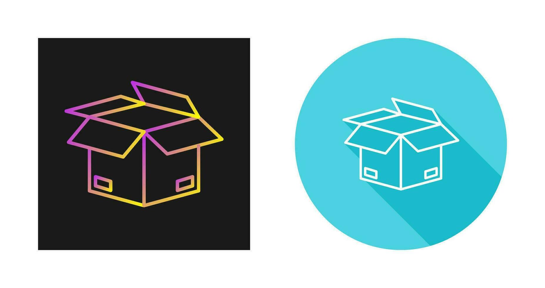 Open Box Vector Icon