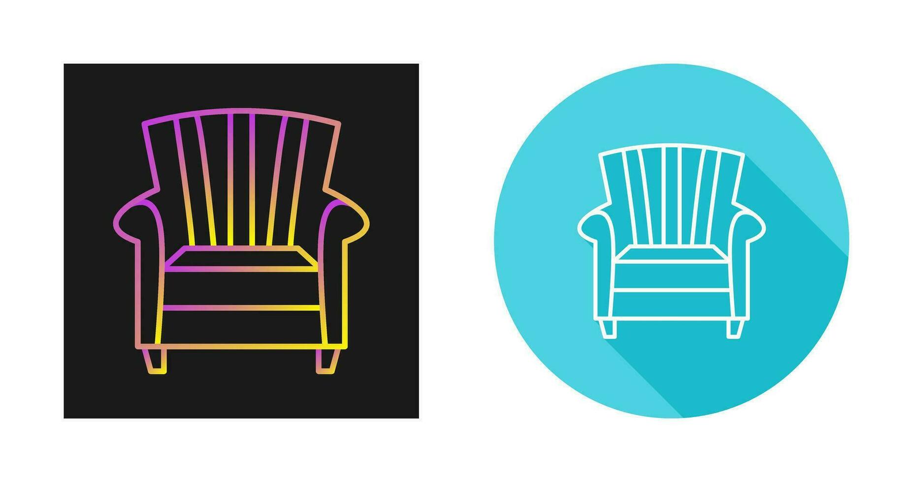 Single Sofa Vector Icon