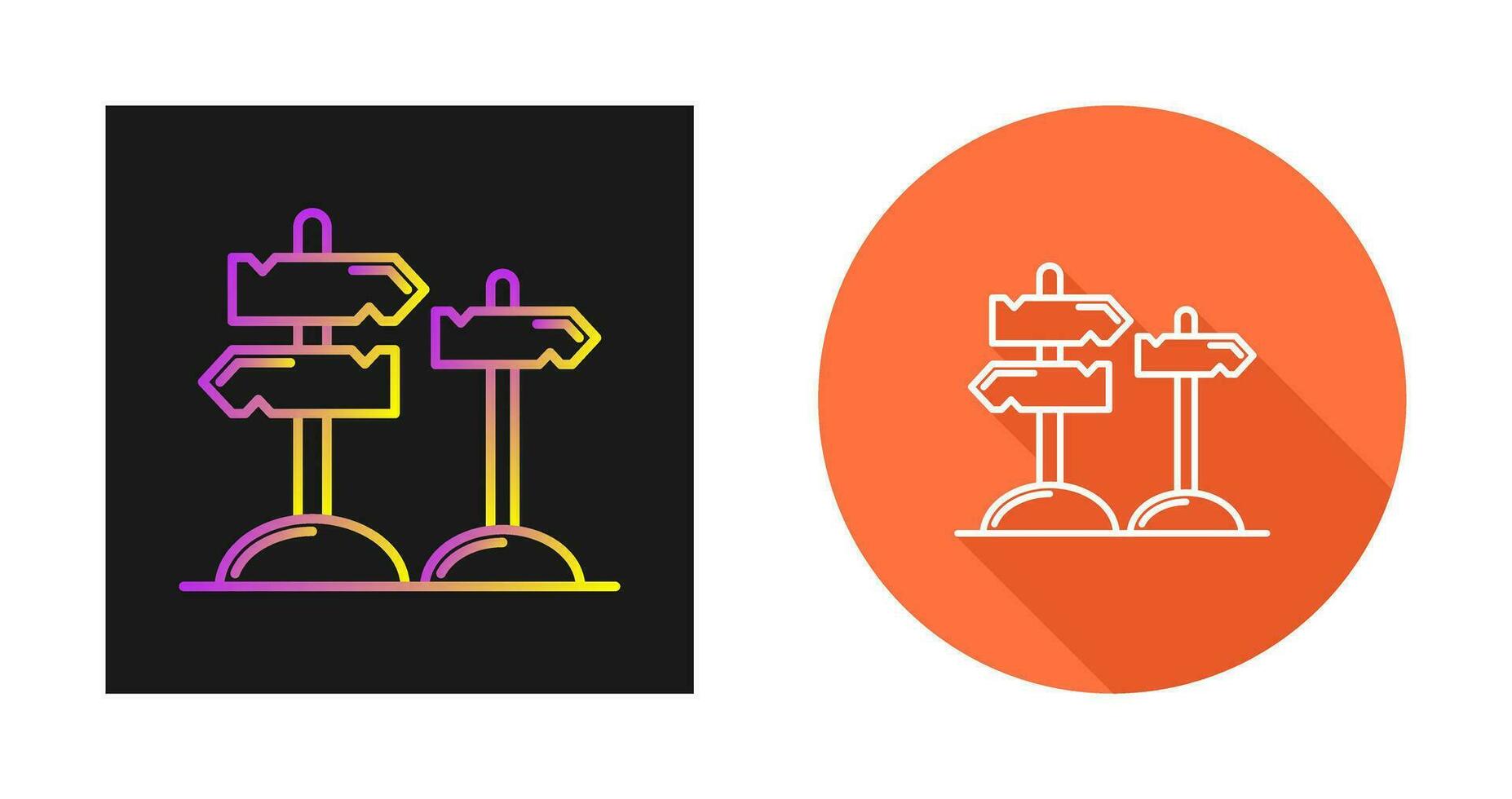 Directions Vector Icon