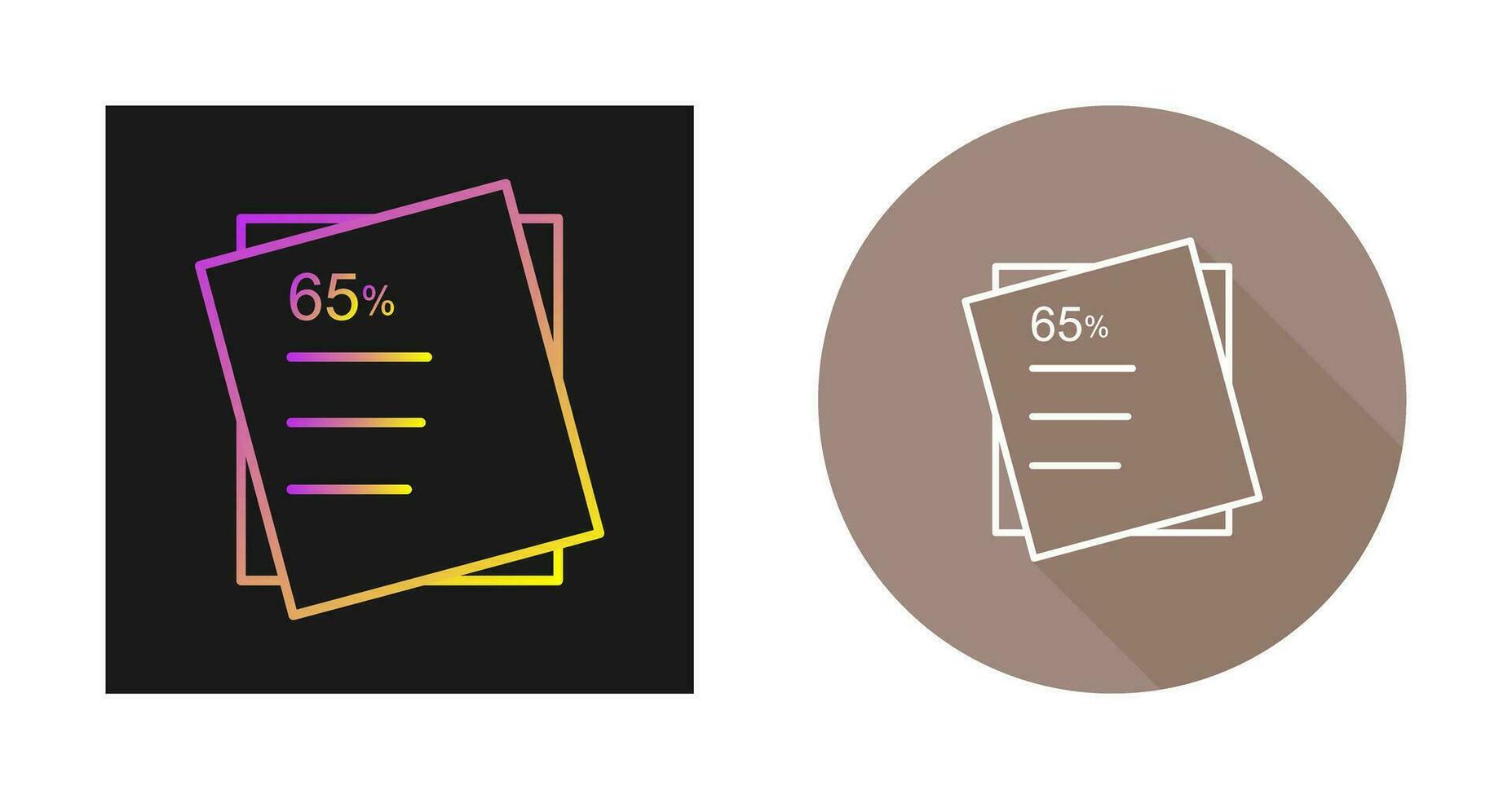 Graded Paper Vector Icon