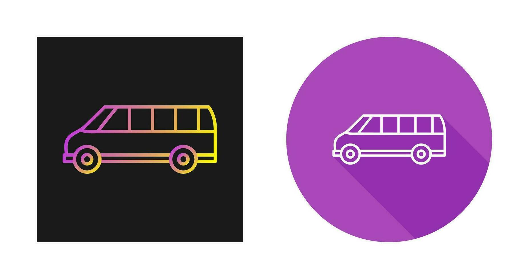 Delivery Bus Vector Icon