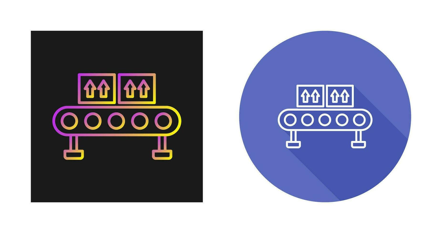 Assembly Line Vector Icon