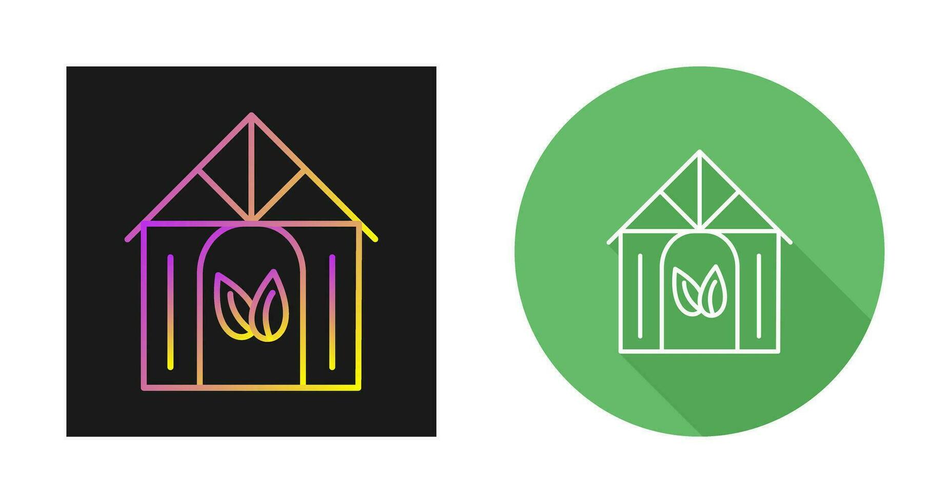 Eco friendly Building Vector Icon