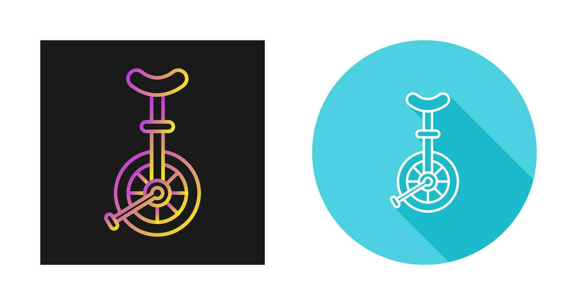 Unicycle Vector Icon