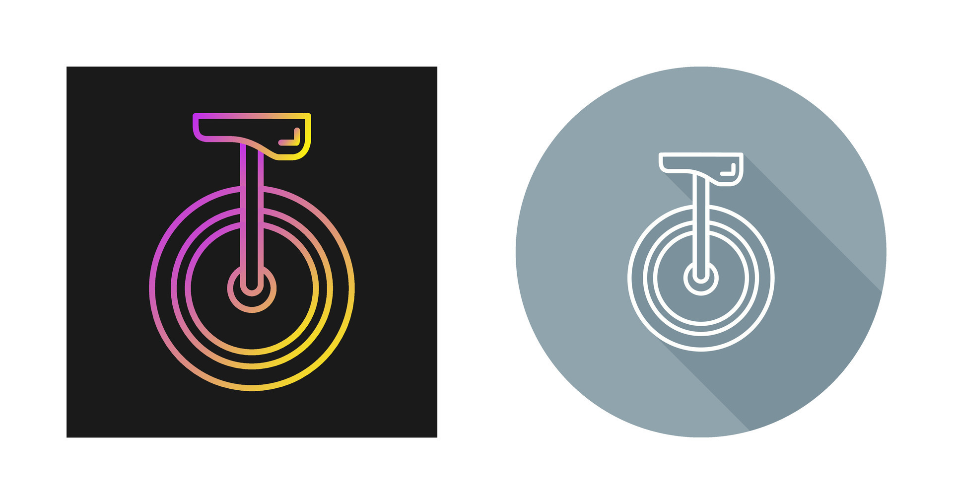 Unicycle Vector Icon 27759416 Vector Art at Vecteezy